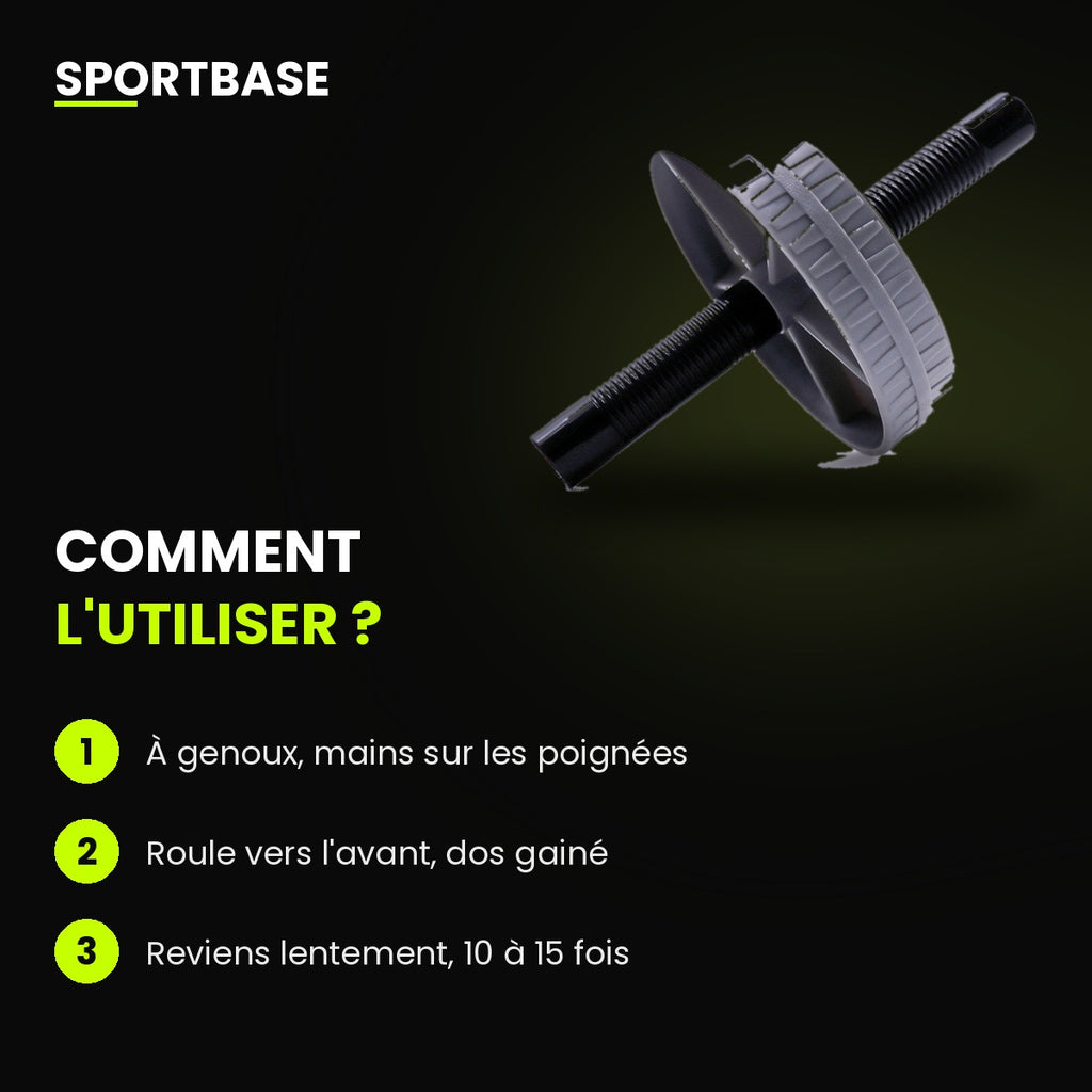 Ab roller silencieux en utilisation au sol