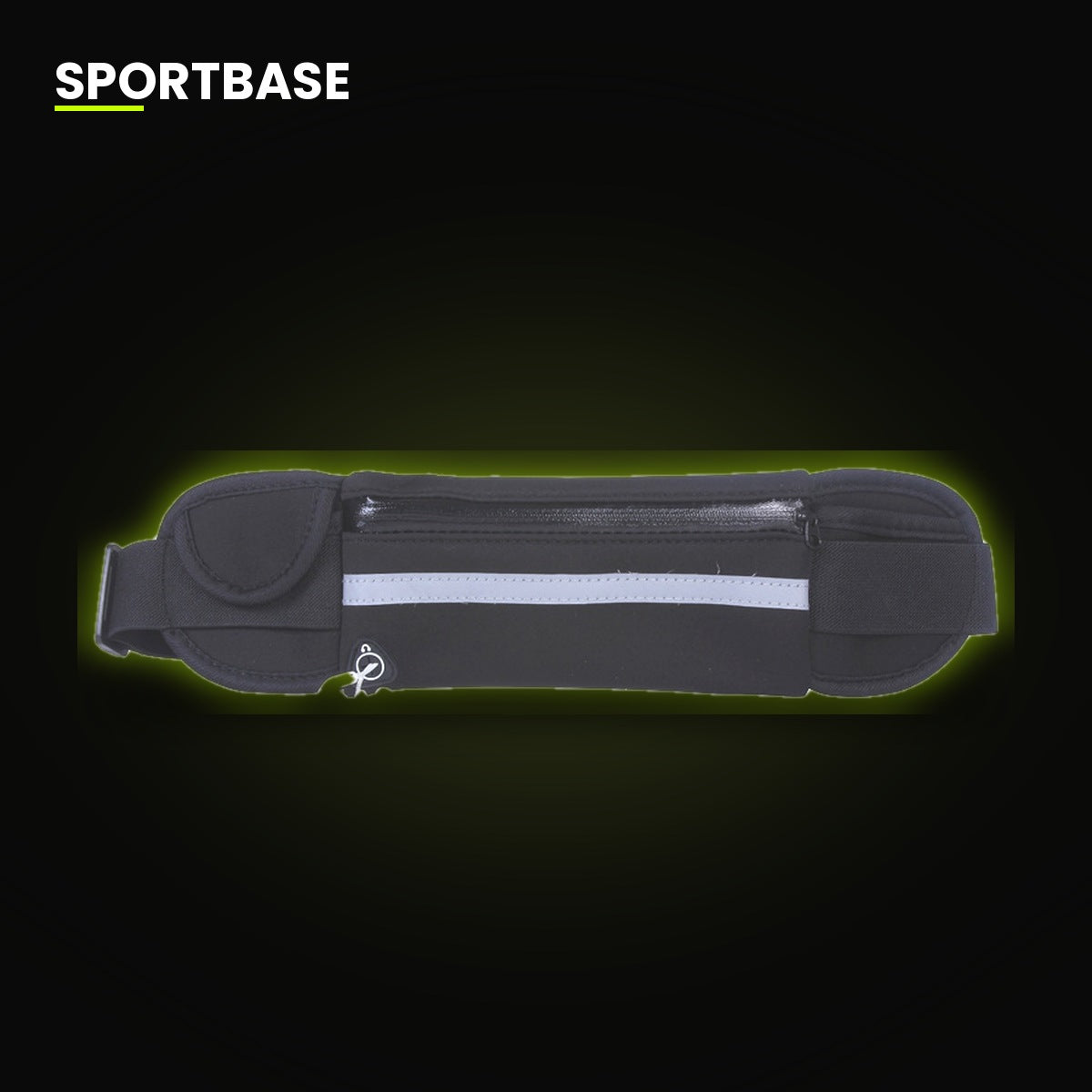 Ceinture de running réfléchissante Sportbase, vue studio