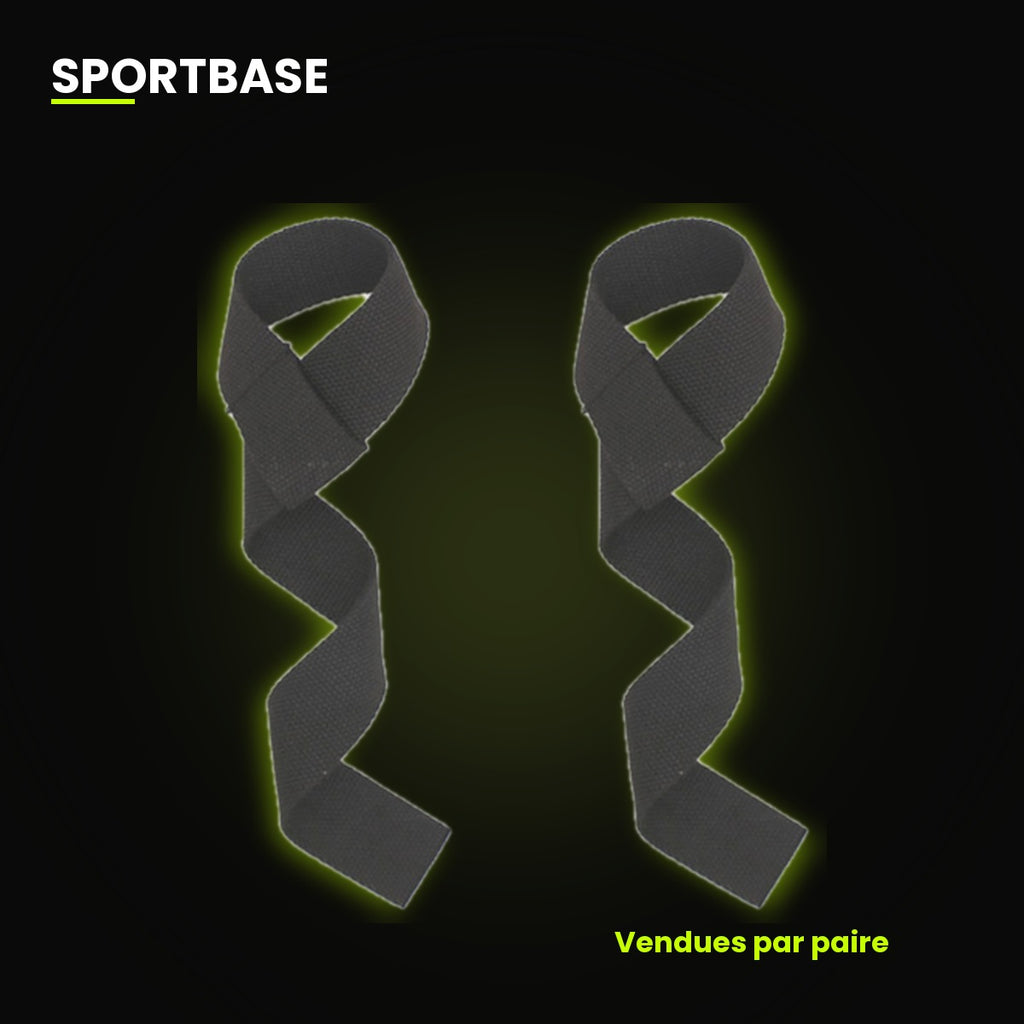 Sangles de tirage musculation Sportbase, la paire